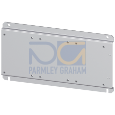 Base plate for mounting of combination of three contactors (3x 3RT1.7) for star-delta (wye-delta) start up