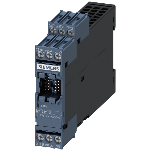 Digital module, 4 inputs and 2 relay outputs, input voltage 24 V DC, relay output