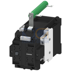 Contactor size 2, 2-pole DC-3 and 5, 32 A auxiliary switch 22 (2 NO + 2 NC) DC oper. 220 V DC