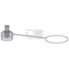 Dust cap for ID key-operated switch, clear