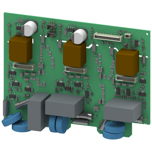 Printed circuit board 480 V for 3RW52, size 2 and 3