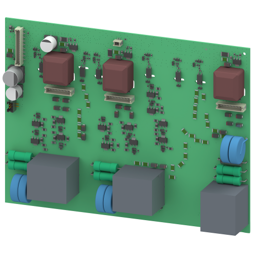 Printed circuit board 600 V for 3RW52, size 4