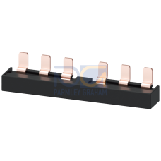 Wiring module bottom for contactor assembly with 10 mm distance between the contactors