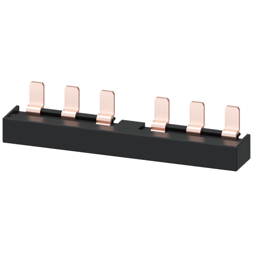 Wiring module bottom for contactor assembly with 10 mm distance between the contactors