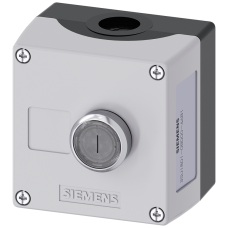 Enclosure for command devices, 22 mm, round