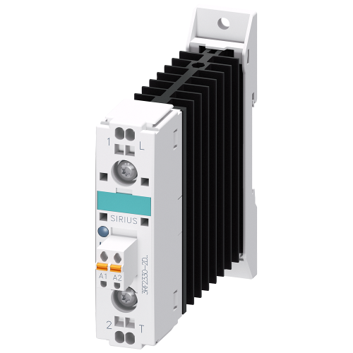 Solid-state contactor 3RF2, 1-ph. AC51 30 A 48-460 V/110 V DC short-circuit-proof up to 25 A