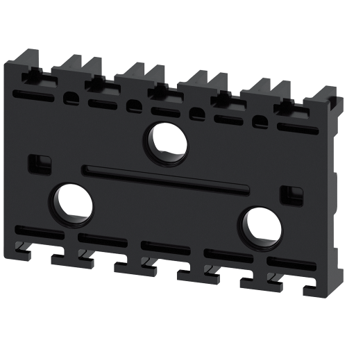 Floor mounting adapter, black, for modules with floor mounting without mounting screws