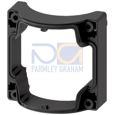 Adapter (plastic) between enclosure top and base for installation of two-pole or two single-pole stacked contact modules with front plate mounting