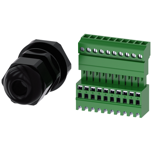 Metric M20 cable gland for IO-Link, for enclosure with 4-6 command points