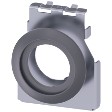Adapter for installation of actuators and signaling units, 22 mm, in a mounting drill hole 30.5 mm, Metal, matte, with seal