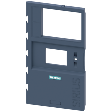 Spring flap with cutout for HMI module High Feature for 3RW55/52