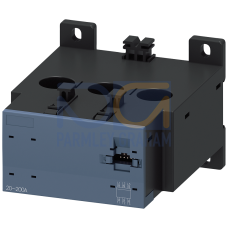 Current transformer 20...200 A for 3RB22/23/24 Size S6 Contactor mounting/stand-alone installation M