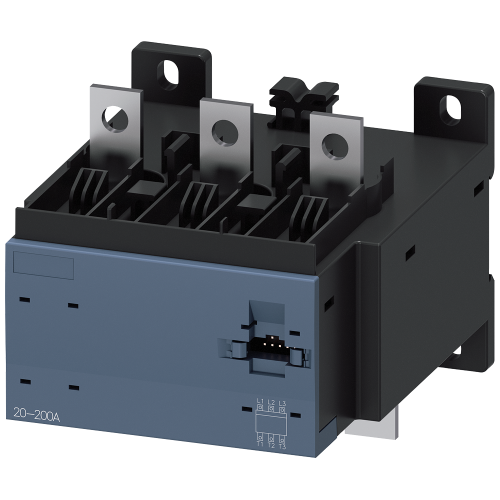 Current transformer 20...200 A for 3RB22/23/24 Size S6 Contactor mounting/stand-alone installation M