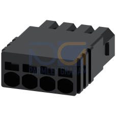 Connector for communication module, 4-pole, spring-type terminal