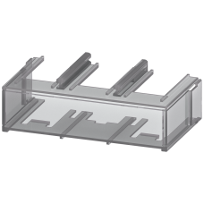 Terminal cover for busbar between contactors S10/S12