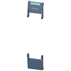 hinged cover 22.5 mm, For SIRIUS devices in industrial standard mounting rail ti-grey