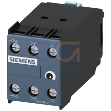 Solid-state time-delayed auxiliary switch block, can be snapped on at the front Time range 0.05...1
