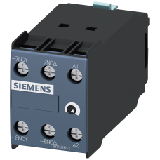 Solid-state time-delayed auxiliary switch block, can be snapped on at the front, time range 1.5...30