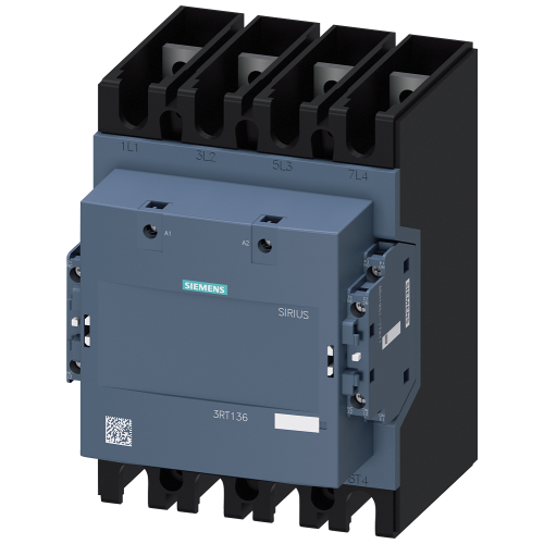 Contactor, AC-1, 275 A/400 V/40 &deg;C, S10, 4-pole, 24-60 V AC, 20-60 V DC, 2 NO+2 NC