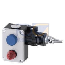 Cable-operated switch, 2x M25x1.5, 1 NO + 1 NC, latching EN ISO 13850, with LED red