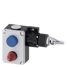 Cable-operated switch, 2x M25x1.5, 1 NO + 1 NC, latching EN ISO 13850, with LED red
