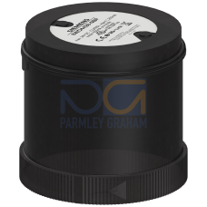 IO-Link adapter element, black, for 5 signaling elements, 24 V DC, diameter 70 mm