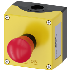 Enclosure for command devices, 22 mm, round