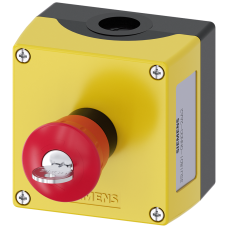 Enclosure for command devices, 22 mm, round