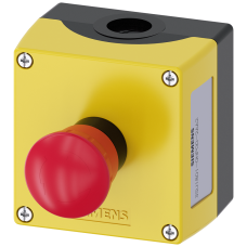Enclosure for command devices, 22 mm, round