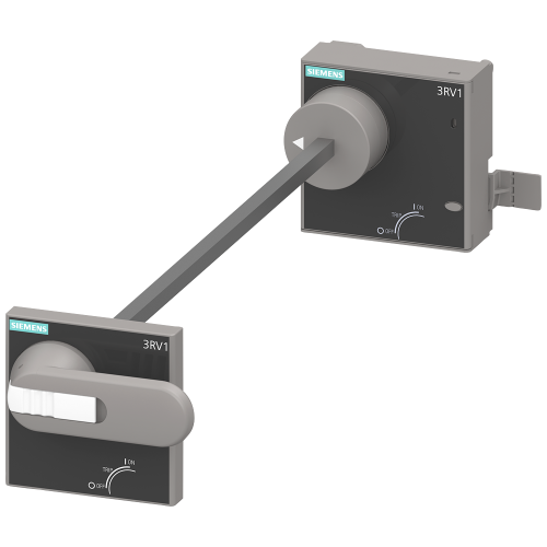 Lever-type rotary operating mechanism with lock/door interlock for size 3RV1. 6, 7