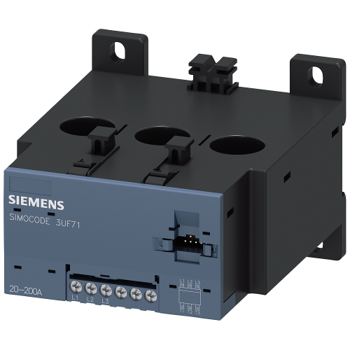 Current/voltage acquisition module, 20-200 A, 690 V, width 120 mm, straight-through transformer