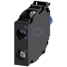 LED module w. indicator lights with integrated LED 110 V AC, red-yellow-green, screw terminal, for front plate mounting