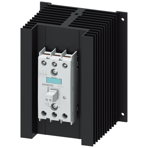 Solid-state contactor 3-phase 3RF2 AC 51 / 50 A / 40 &deg;C 48-600 V / 230 V AC 3-phase controlled scre