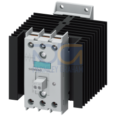Solid-state contactor 3-phase 3RF2 AC 51 / 30 A / 40 &deg;C 48-600 V / 230 V AC 3-phase controlled scre