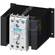 Solid-state contactor 3-phase 3RF2 AC 51 / 50 A / 40 &deg;C 48-600 V / 230 V AC 2-phase controlled scre