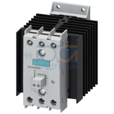 Solid-state contactor 3-phase 3RF2 AC 51 / 30 A / 40 &deg;C 48-600 V / 230 V AC 2-phase controlled scre