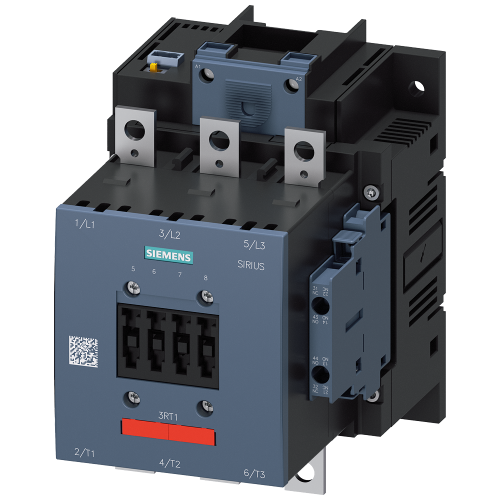 Contactor, AC-3e, 150 A/75 kW/400 V, 3-pole, 200-277 V AC/DC, PLC-IN optional, 2 NO+2 NC, connection bar/screw terminal