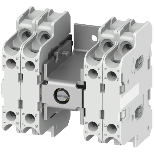Auxiliary switch block, 4 NO+4 NC