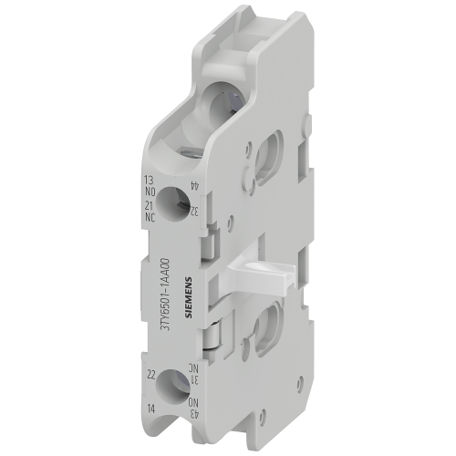 Auxiliary switch block, for contactors 3TB44-50, 3TC4 for mounting left or right (replacement for 3T