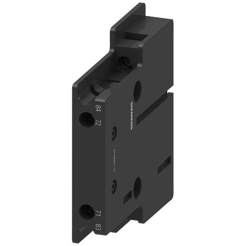 2nd auxiliary switch block on the right, for 3TB52/54/56..-0A on the right, for 3TC52/56..-0B