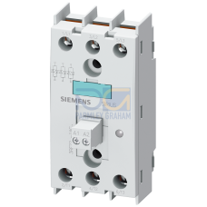 Semiconductor relay 2RF2, 3-phase 30 A 48-600 V/4-30 V DC 3-phase controlled