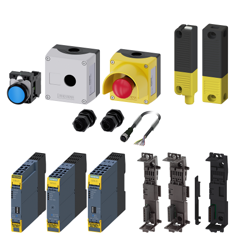 SIRIUS Safety Advanced Bundle for protection door and emergency stop monitoring