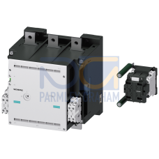 Contactor size 14, 3-pole AC-3 335 kW, 400/380 V (1000 V) auxiliary switch 33 (3 NO + 3 NC)