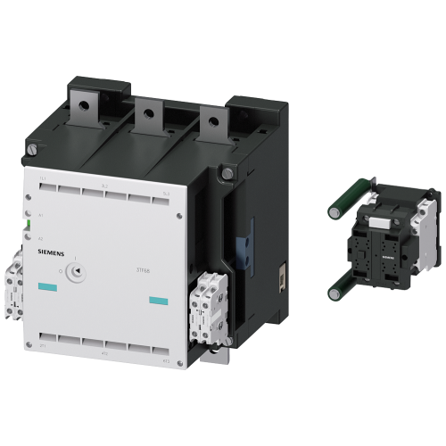 Contactor size 14, 3-pole AC-3 335 kW, 400/380 V (1000 V) auxiliary switch 33 (3 NO + 3 NC)