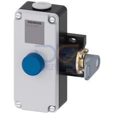 SIRIUS cable-operated switch+lever metal encl., 2xM25x1.5 2 NO + 2 NC, latching EN ISO 13850
