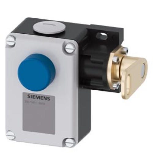 SIRIUS cable-operated switch+lever metal encl., 2xM25x1.5 1 NO + 1 NC, latching EN ISO 13850