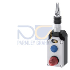 Cable-operated switch, 2x M20x1.5 1 NO + 1 NC, latching EN ISO 13850 pushbutton release