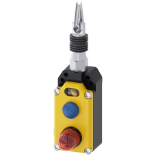Safety cable-operated switch metal, 2xM25x1.5; 1 NO + 1 NC, latching, yellow cover