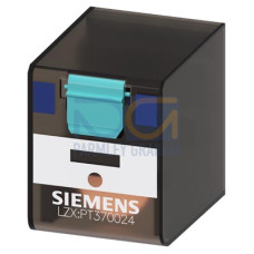 Plug-in relay, 3 changeover contacts 24 V DC, 10 A, Width 22.5 mm for LZS sockets