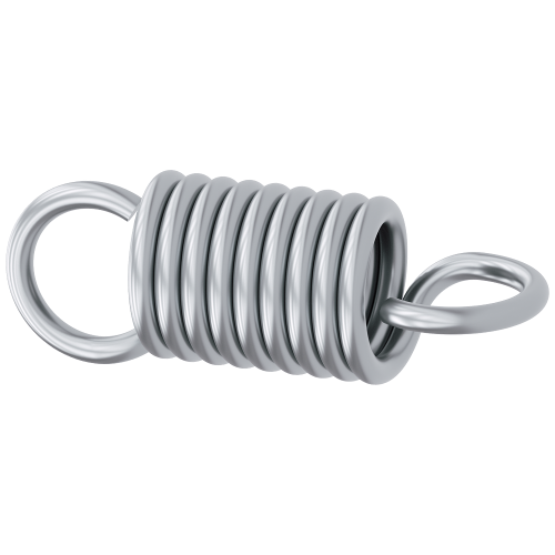 Tension spring, greater than 35 N Made of steel for Cable-operated switch 3SE7